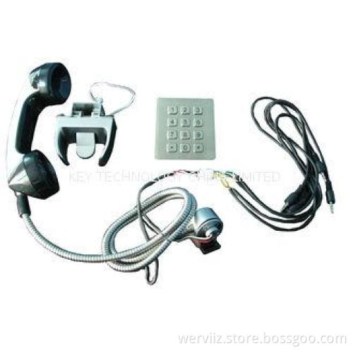 Sliver Alloy Vandal Proof Public Phone Sets With Numeric Ke